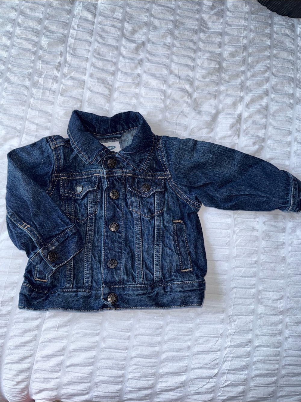 Old Navy Baby 12-18M Dark Blue Denim Jacket !